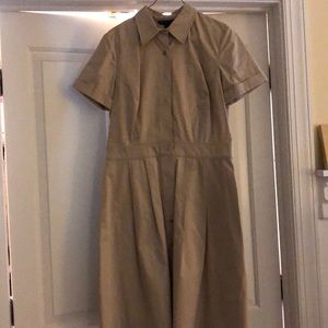 Brooks Brothers Dress.  Khaki. Sz. 10